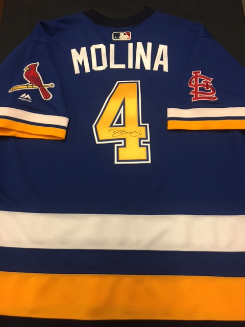 Cardinals To Auction St. Louis Blues-Themed Batting Practice Jerseys | ArchCity.Media