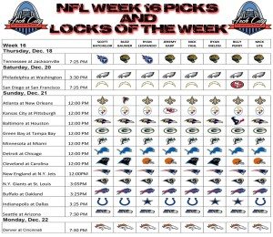 Week 16 Predictions