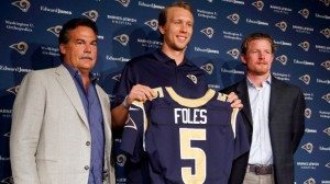 Nick Foles was acquired by the Rams in March of 2015.