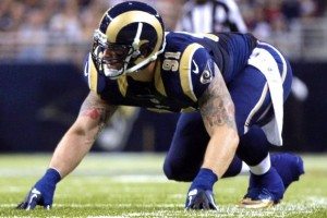 Chris Long only played in six games in 2014 due to injury. AP Images.