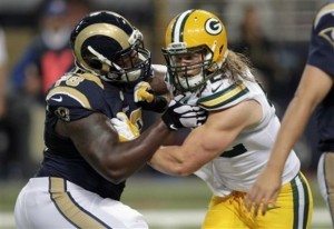 Greg Robinson will have a big load on his shoulders in his second NFL season. Photo by the Associated Press.