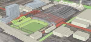 MLS Stadium rendering via Fox 2 News.