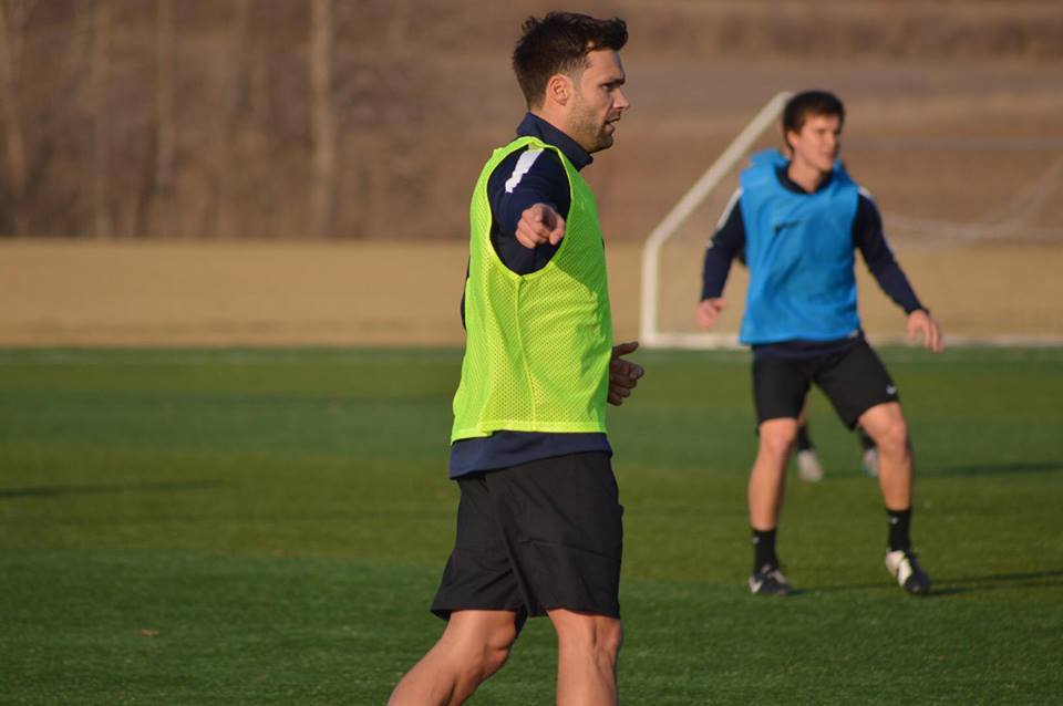 Chad Bond training with Saint Louis FC, February 17th 2016