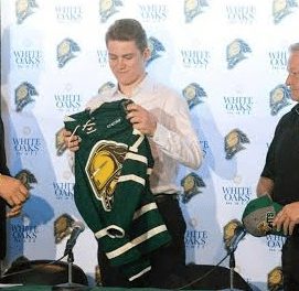 Tkachuk after signing with the London Knights. Photo via @matthew_tkachuk on Instagram.