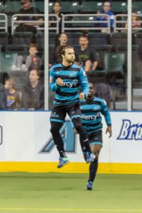 Cody Costakis celebrates after scoring. Photo Credit: Mick Lite