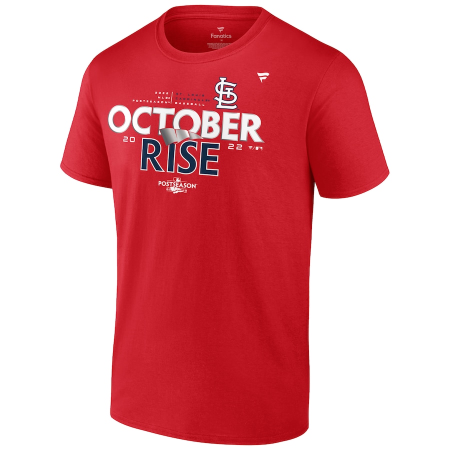 St. Louis Cardinals Fanatics Branded 2022 Postseason Locker Room T-Shirt