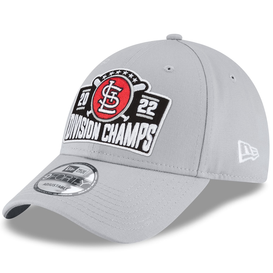 St. Louis Cardinals New Era 2022 NL Central Division Champions 9FORTY Snapback  Hat